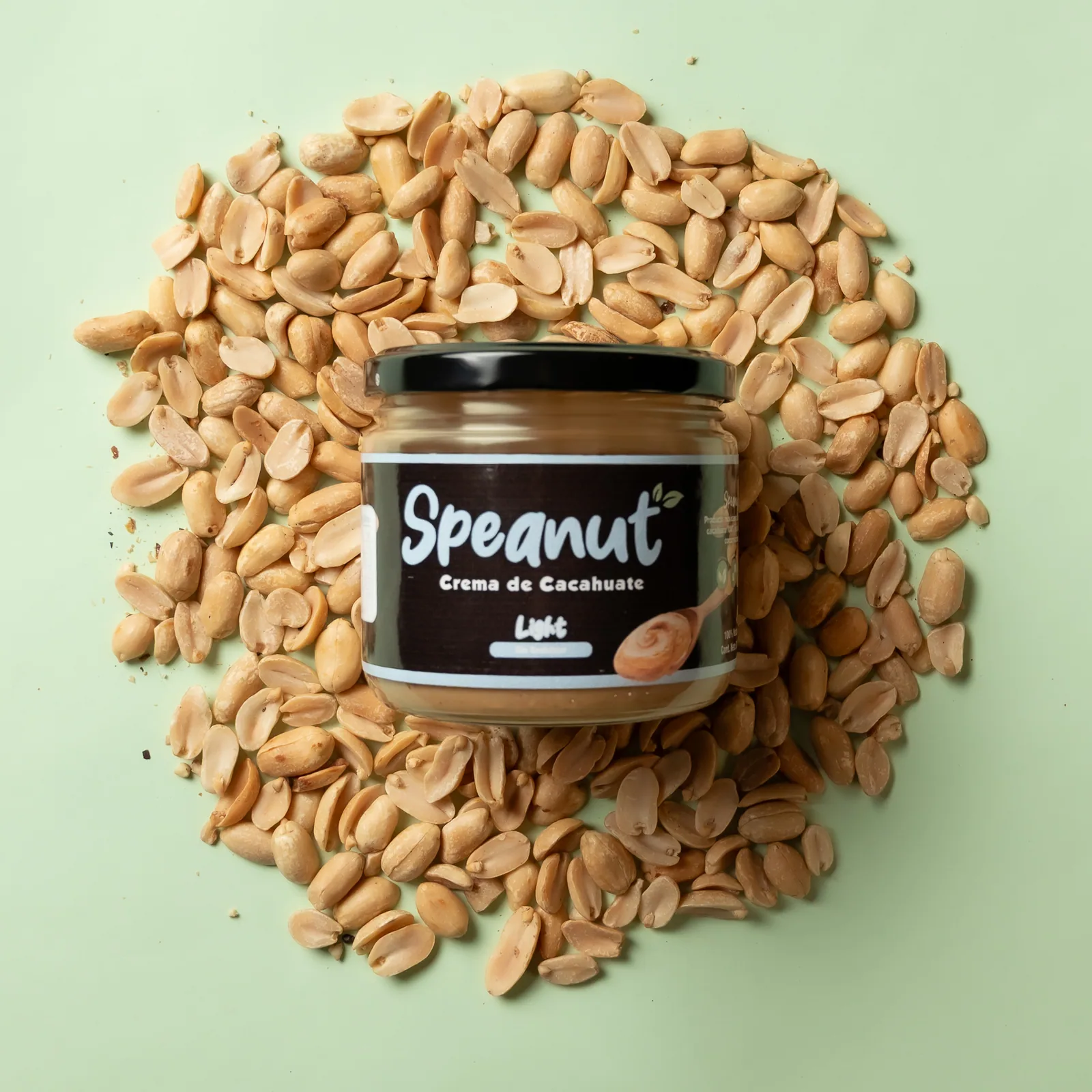 Speanut Light: crema de cacahuate de 300 g, sin endulzar
